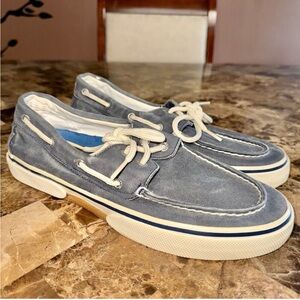 Sperry top-Sider Blue and White Casual Boat Shoes